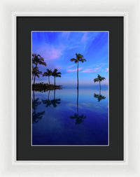 Morning Palms - Framed Print