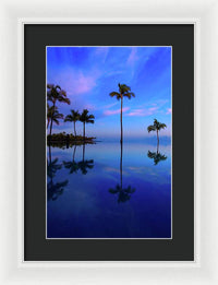 Morning Palms - Framed Print