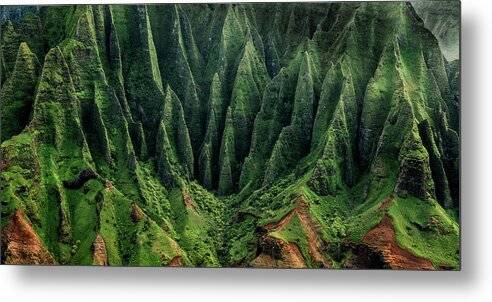 Napal Cliffs - Metal Print