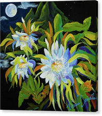 Night Blooming Cereus - Canvas Print Canvas Print 1ArtCollection