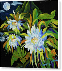 Night Blooming Cereus - Canvas Print Canvas Print 1ArtCollection