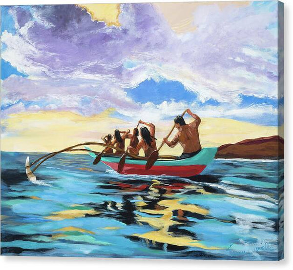 Outrigger Boys - Canvas Print Canvas Print 1ArtCollection