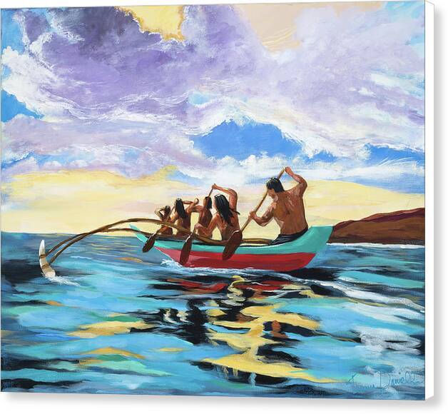 Outrigger Boys - Canvas Print Canvas Print 1ArtCollection