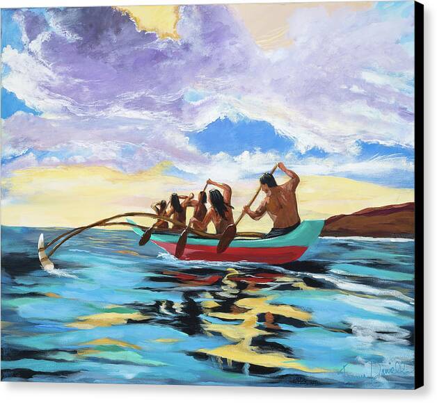 Outrigger Boys - Canvas Print Canvas Print 1ArtCollection