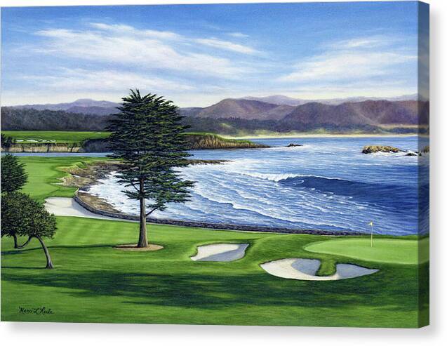 Pebble Beach No. 18 - Canvas Print