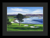 Pebble Beach No. 18 - Framed Print