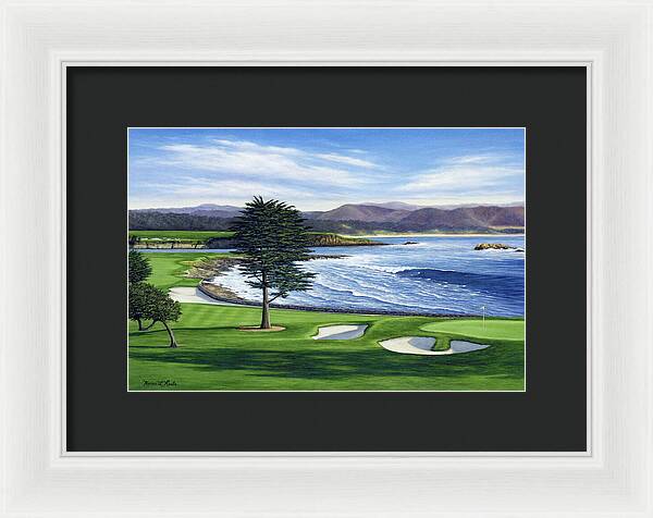 Pebble Beach No. 18 - Framed Print