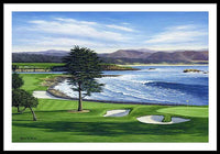 Pebble Beach No. 18 - Framed Print