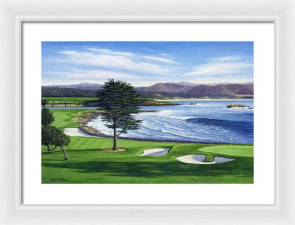 Pebble Beach No. 18 - Framed Print