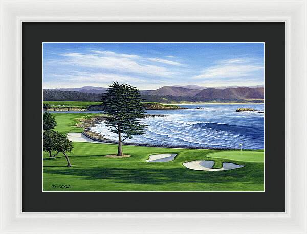 Pebble Beach No. 18 - Framed Print