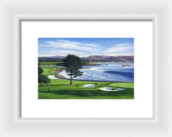 Pebble Beach No. 18 - Framed Print