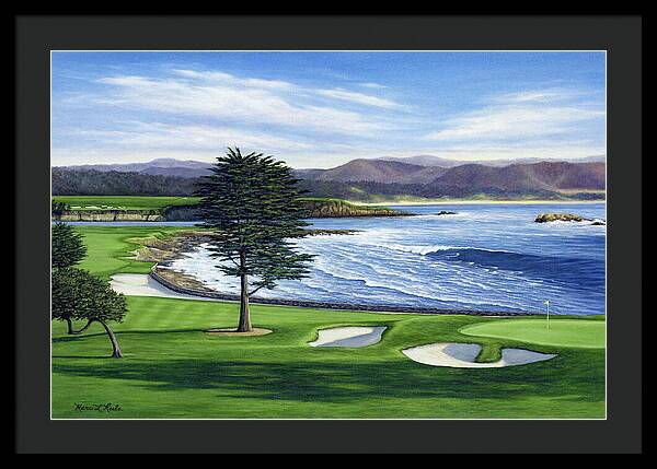 Pebble Beach No. 18 - Framed Print