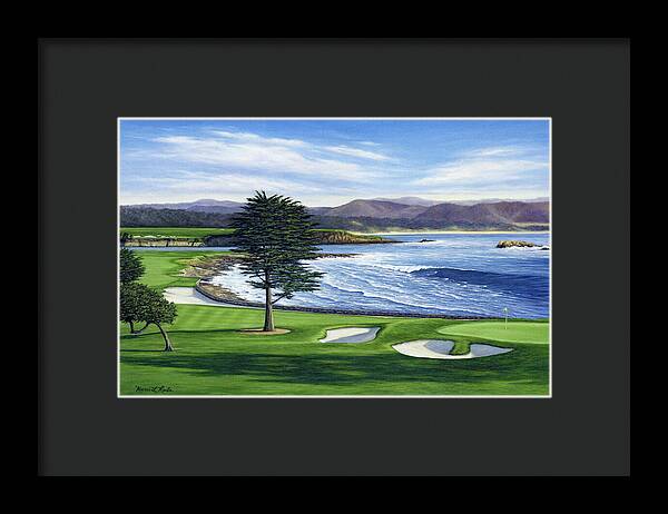 Pebble Beach No. 18 - Framed Print