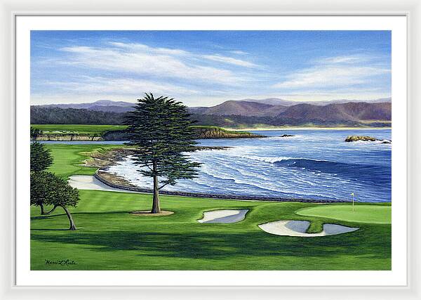 Pebble Beach No. 18 - Framed Print