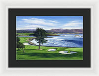 Pebble Beach No. 18 - Framed Print