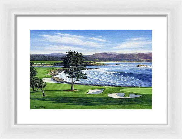 Pebble Beach No. 18 - Framed Print