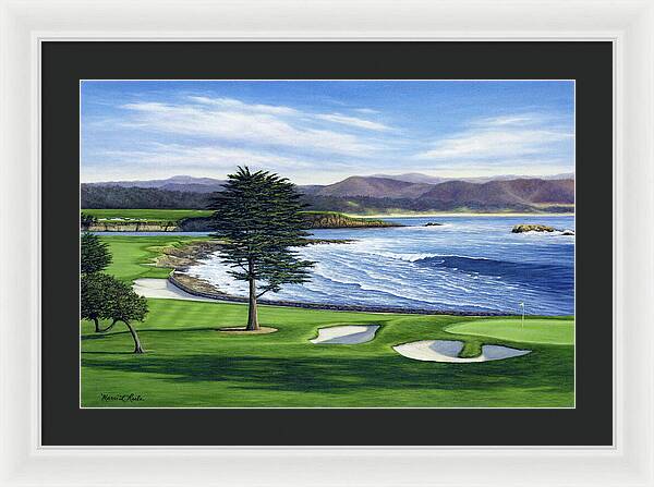 Pebble Beach No. 18 - Framed Print