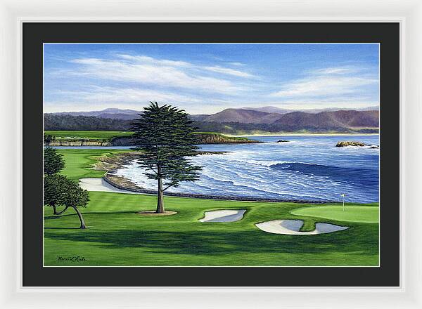 Pebble Beach No. 18 - Framed Print