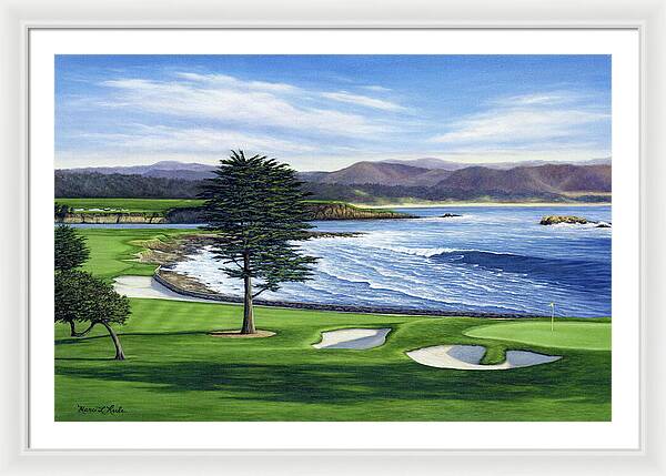 Pebble Beach No. 18 - Framed Print