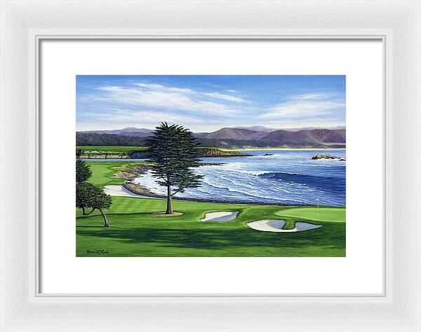 Pebble Beach No. 18 - Framed Print