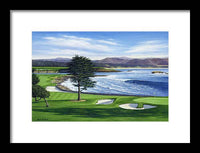 Pebble Beach No. 18 - Framed Print