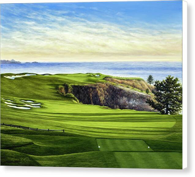 Pebble Beach No 6 - Canvas Print