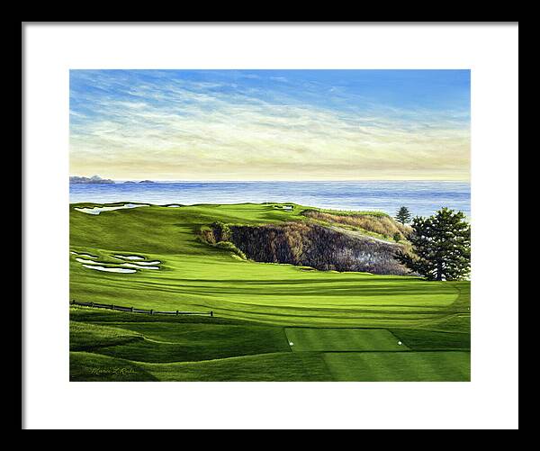 Pebble Beach No. 6 - Framed Print