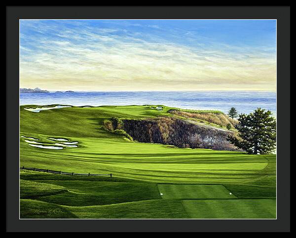 Pebble Beach No. 6 - Framed Print