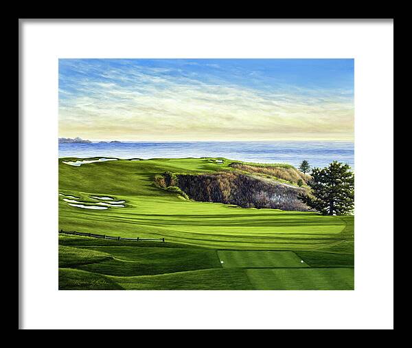 Pebble Beach No. 6 - Framed Print