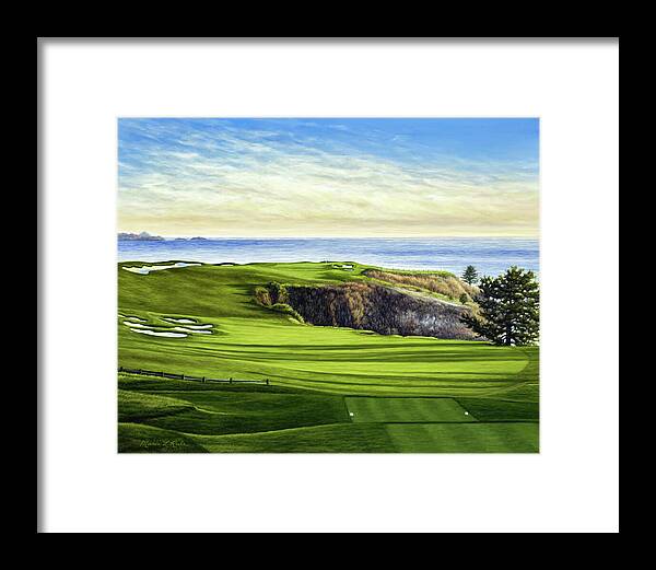 Pebble Beach No. 6 - Framed Print