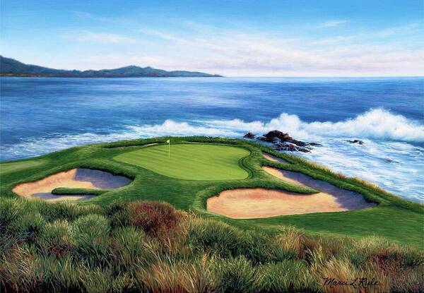 Pebble Beach Number 7-II - Art Print