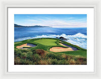 Pebble Beach Number 7-II - Framed Print