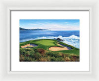 Pebble Beach Number 7-II - Framed Print