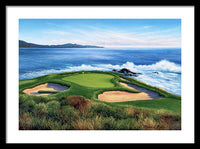 Pebble Beach Number 7-II - Framed Print