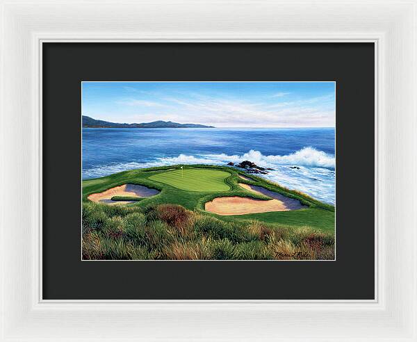 Pebble Beach Number 7-II - Framed Print