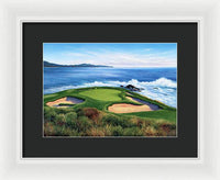 Pebble Beach Number 7-II - Framed Print