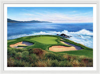 Pebble Beach Number 7-II - Framed Print