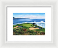 Pebble Beach Number 7-II - Framed Print