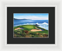 Pebble Beach Number 7-II - Framed Print