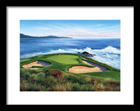 Pebble Beach Number 7-II - Framed Print