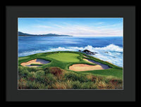 Pebble Beach Number 7-II - Framed Print