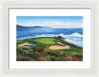 Pebble Beach Number 7-II - Framed Print