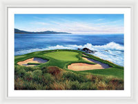 Pebble Beach Number 7-II - Framed Print