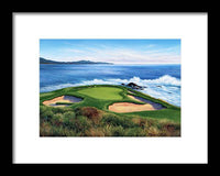 Pebble Beach Number 7-II - Framed Print