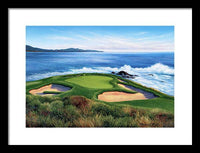 Pebble Beach Number 7-II - Framed Print