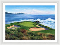 Pebble Beach Number 7-II - Framed Print