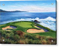 Pebble Beach Number 7-II - Acrylic Print