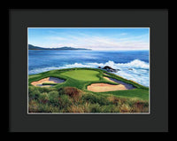 Pebble Beach Number 7-II - Framed Print