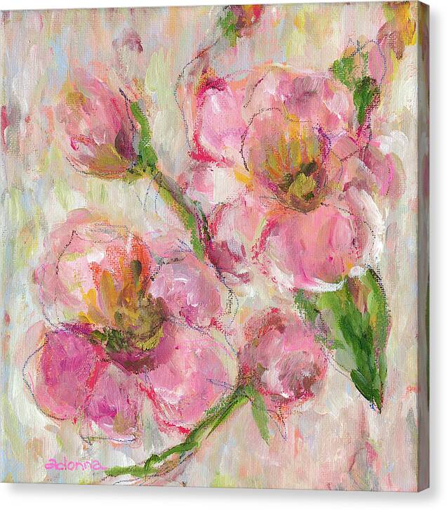 Pink Florals - Canvas Print