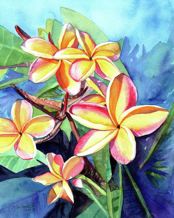 Plumeria Fever - Art Print Art Print 1ArtCollection